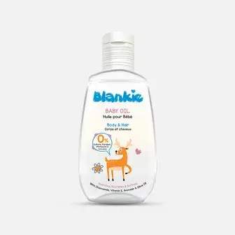 بلانكى زيت اطفال 100 ملي شعر وجسم . Blankie baby oil 100 ml