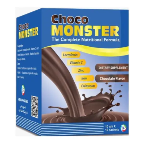 شوكو مونستر 10 اكياس . CHOCO MONSTER 10 SACHETS