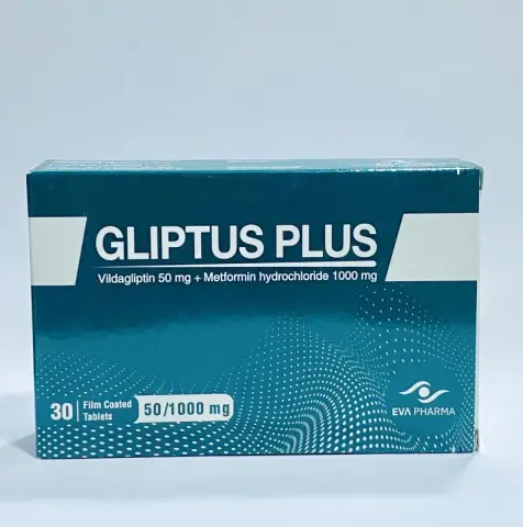 جليبتس بلس50/500 30قرص . gliptus plus 50/500 30tab