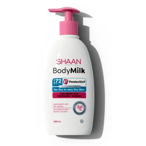 شان بدى ميلك توليب روز 300ملى . Shaan body milk tulip rose 300ml