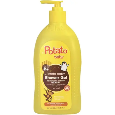 بي بوتاتو بيبي شاور جيل موز . BE POTATO BABY SHOWER GEL BANANA
