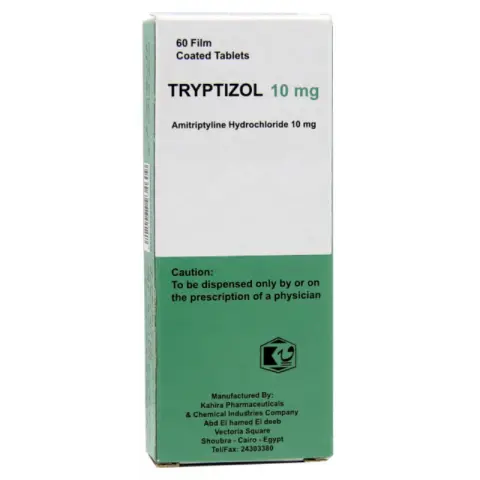 تربتيزول 10مجم 60ق . TRYPTIZOL10MG 60TAB