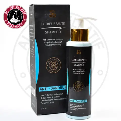 لاتري بيوتي شامبو للقشره 200مل . la tree beaute SHAMPOO ANTI DANDRUFF 200ML