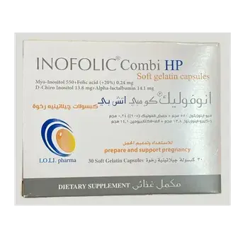 انوفوليك كومبى اتش بى 30 كبسول  . INOFOLIC COMBI HP 30 CAP