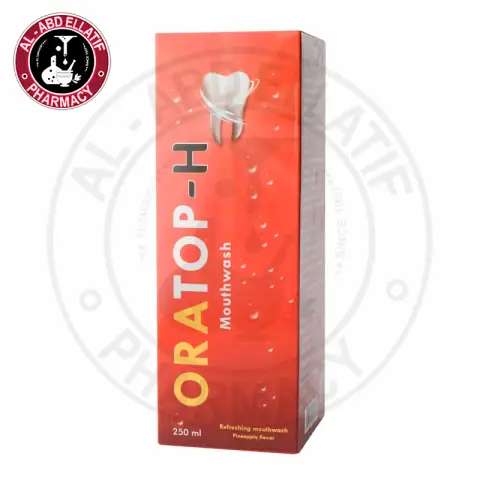 اورا توب مضمضه قرنفل 250ملى . ORATOP M.W CLOVE 250ml