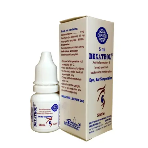 ديكساترول 5 مل نقط للعين والاذن . DEXATROL 5ML Eye/EAR DROP