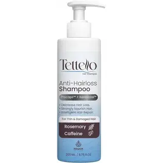 تيتيلو شامبو 200مل لتساقط الشعر بامب  . TETTELO SHAMPOO ANTI-HAIRLOSS 200ML