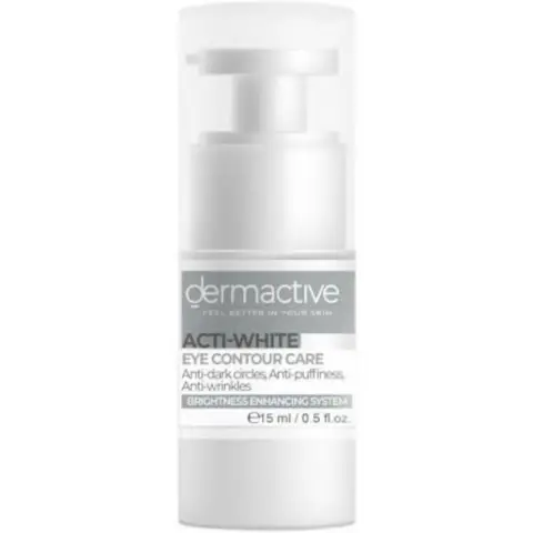 ديرما اكتيف اكتي وايت اي كونتورجل كريم 15مل . DERMACTIVE ACTI-WHITE EYE CONTOUR 15ML