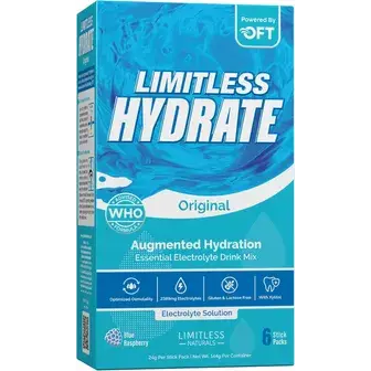 ليمتلس هيدريت اورجينال بلو 6اكياس . LIMITLESS HYDRATE ORIGINAL BLUE 6SACHETS