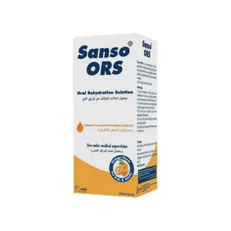 سانسو او ار اس محلول جفاف . Sanso ORS oral solution