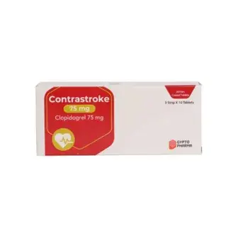 كونتراستروك 75مجم 30قرص . contrastroke 75mg 30tab