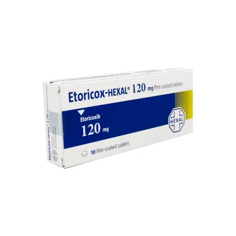 ايتوريكوكس هكسال 120مجم 10قرص . Etoricox-hexal 120mg 10tab