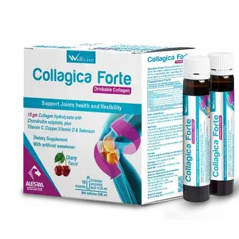 كولاجيكا فورت 10امبولات . Collagica forte 10ampoules