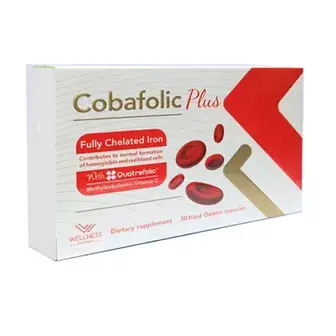 كوبافوليك بلس 30كبسوله . Cobafolic plus 30capsules