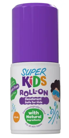 سوبر كيدز بليه اطفال اصفر اناناس 30مل . SUPERKIDS ROLL ON PENAPPLE 30ML