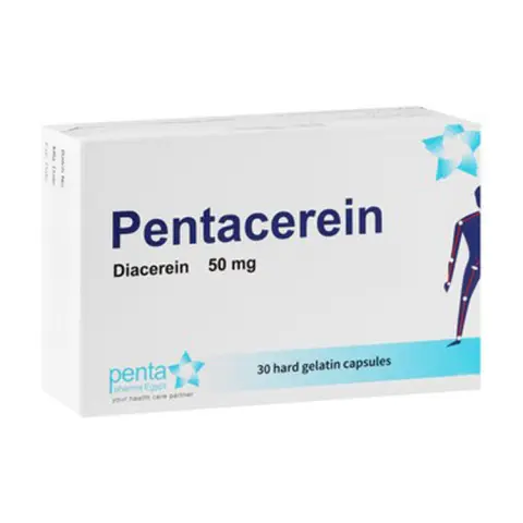 دياسيرين 50 مجم 30 كبسولة . DIACEREIN 50 mg 30cap