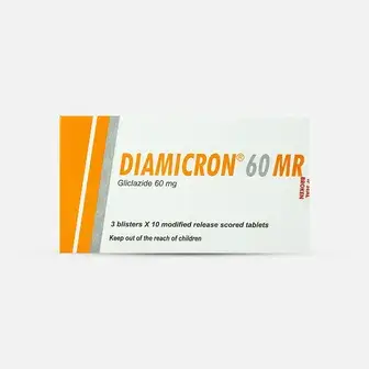 دياميكرون ام ار 60 مجم 30 قرص . DIAMICRON MR 60MR 30/TAB