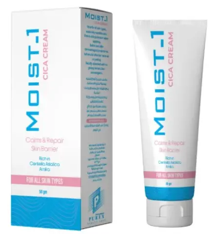 مويست وان سيكا كريم 50مل . moist-1 cica cream 50ml