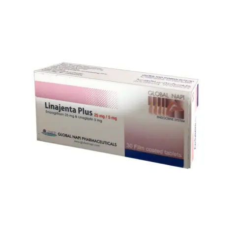 ليناجينتا بلاس 10/5مجم 30قرص . linajenta plus 10/5mg 30tab