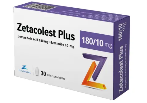 زيتاكولست بلس 10/180مجم 30قرص . zetacolest plus 180/10 mg 30 tab