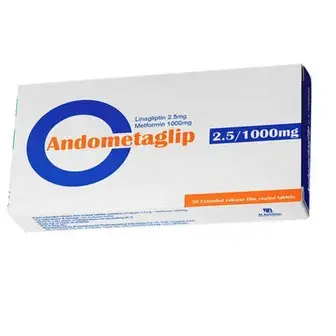 اندوميتاجليب 5/1000مجم 20قرص . Anometaglip 5/1000mg 20tab