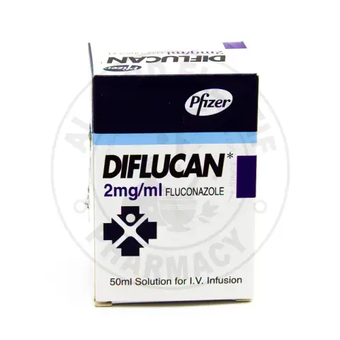 ديفلوكان50ملل 2 جم محلول . DIFLUCAN  2 MG / ML  I V  1 VIAL 50 ML