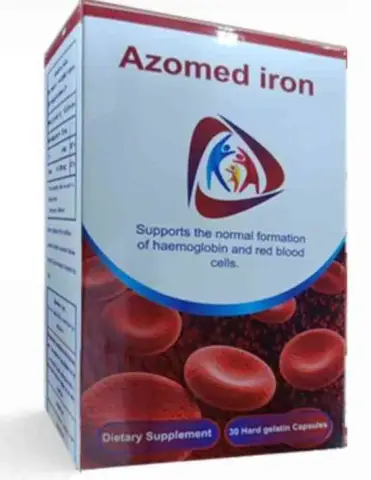 ازوميد ايرون 30 كبسوله . Azomed iron 30 cap