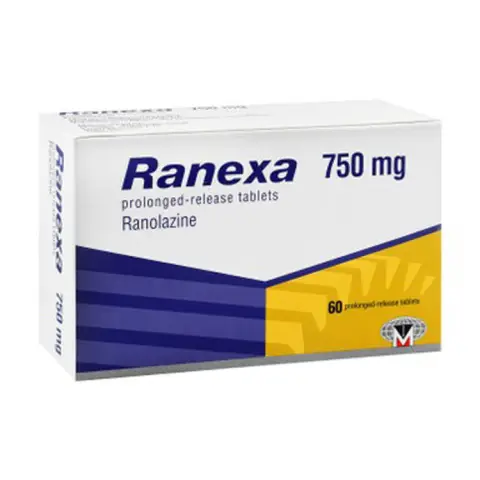 رانيكسا 750جم 60قرص . RANEXA 750MG 60TAB