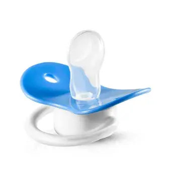بابلز لهاية بدون سلسلة مشطوفة اخضر +3شهور . Bubbles orthodontic pacifier without chain green +3M