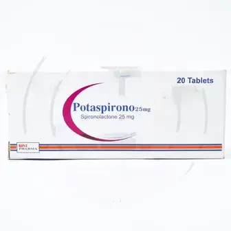بوتاسبيرونو 25 مجم 20قرص . Potaspirono 25mg 20 tab