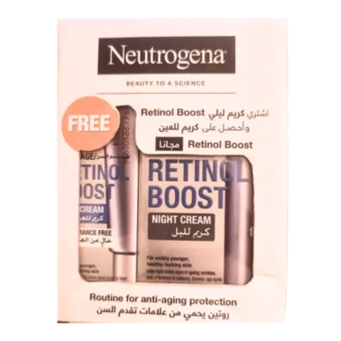نيتروجينا ريتينول بوست كريم العين 15مل  . NEUTROGENA RETINOL BOOST EYE CREAM 15 ML 