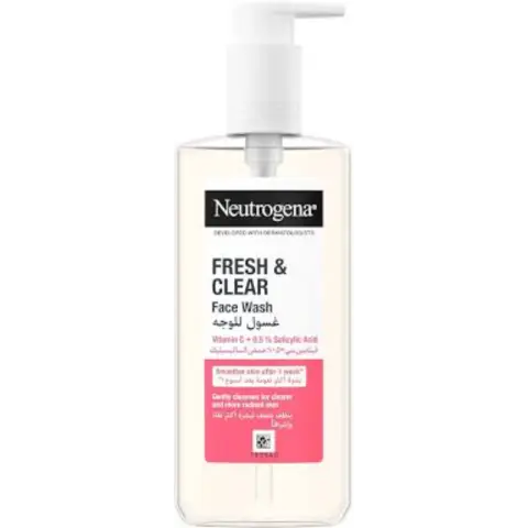 نيتروجينا غسول للوجة فيتامين سي 200 مل  . NEUTROGENA FRESH CLEAR 200 ML 