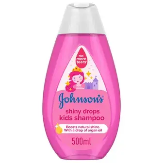 جونسون بيبى شامبو القطرات اللامعه 500مل  . Gohnson shiny drops  kids shampoo 500ml 