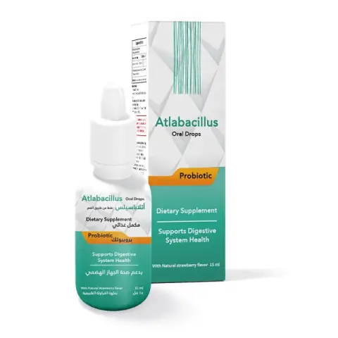 اتلاباسيلس نقط عن طريق الفم 15 مل . Atlabacillus oral drops 15 ml