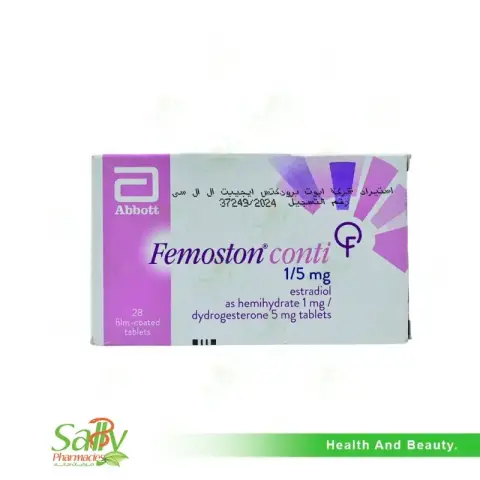 فيموستون كونتي 1/5مجم 28قرص . FEMOSTON CONTI 1/5MG 28TAB