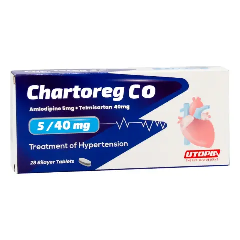 شارتوريج كو 5/40 مجم 28 قرص . Chartoreg CO 5/40 mg 28 tab