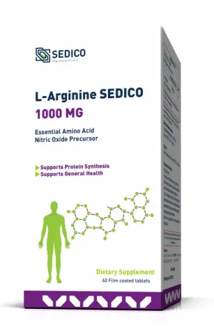 ال ارجينين 1000 مجم 60 قرص ميباكو  . L - ARGININE 1000 MG 60 TAB MEPACO 