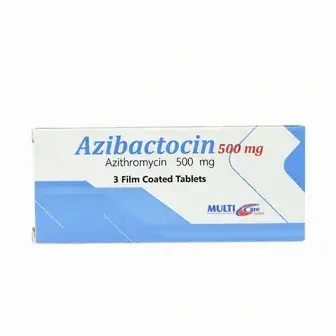 ازيباكتوسين 500مجم 3 اقراص . azibactocin 500mg 3film