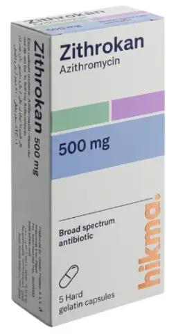 زيثروكان 500 مجم 5 كبسولات . ZITHROKAN 500 MG 5CAP