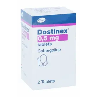 دوستينكس 0.5مجم 2 قرص . DOSTINEX 0.5mg 2/TAB JAR