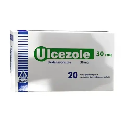 السيزول 30 مجم 20 كبسولة . Ulcezole 30 mg 20 cap