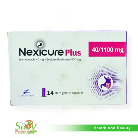 نيكسيكيور بلس 40/1100 مجم 14 كبسولة  . nexicure plus 40/1000 14 cap 