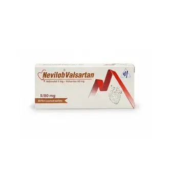 نيفيلوب فالسارتان 5/80جم 30قرص  . NEVILOB VALSARTAN 5/80MG 30TAB 