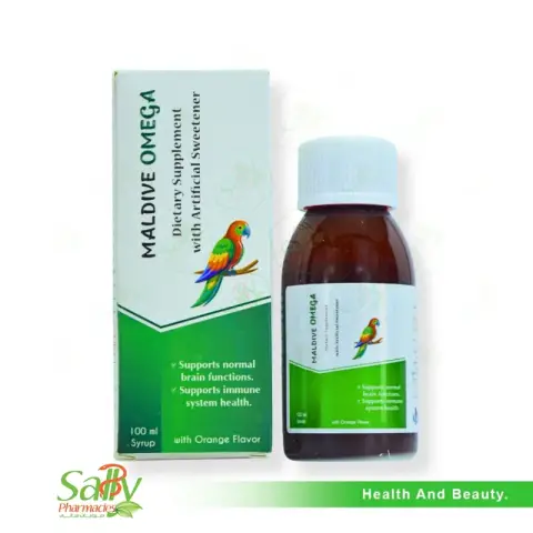 مالديف اوميجا شراب 100مل  . MALDIVE OMEGA SYRAP 100ML 
