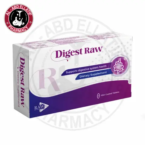دايجست رو 30 قرص  . digest raw 30 tab 