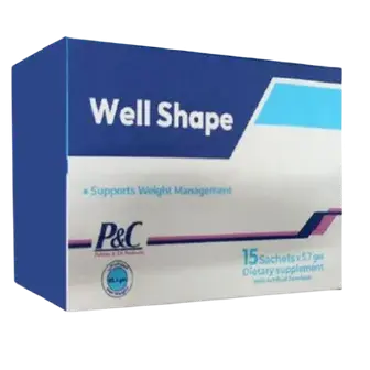 ويل شيب مكمل غذائي 15 كيس . well shape dietary supplement 15 sachets