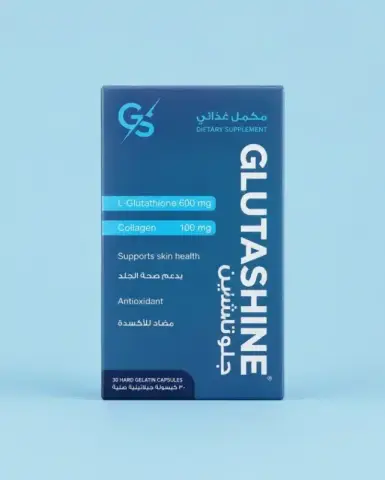 جلوتاشاين 30 ك . glutashine 30 caps
