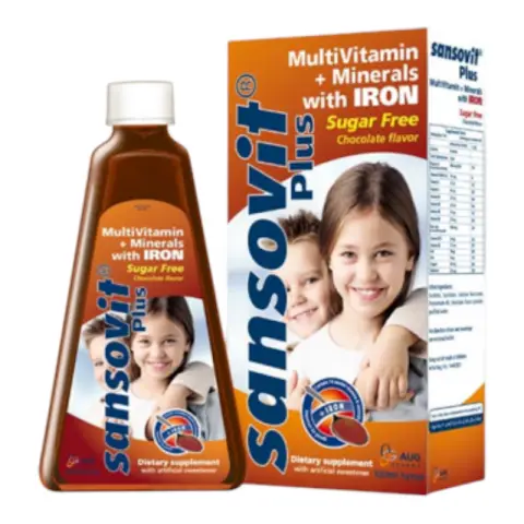 سانوفيت بلس حديد 320مللي برتقال . sansovit plus 320ml orange 