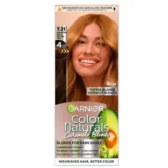 غارنييه كولور ناتشرلز 6.31 اشقر كراميلو  . garner color naturals
