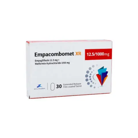 ايمباكومبوميت 12.5/1000 30 قرص . empacombomet xr 12.5/1000 30tab